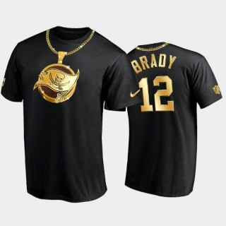 Tampa Bay Buccaneers Tom Brady Black Swag Chain T-Shirt