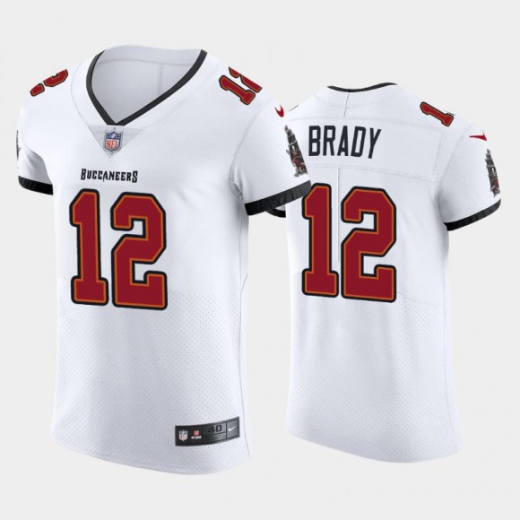 Men's Tampa Bay Buccaneers #12 Tom Brady White Vapor Elite Jersey